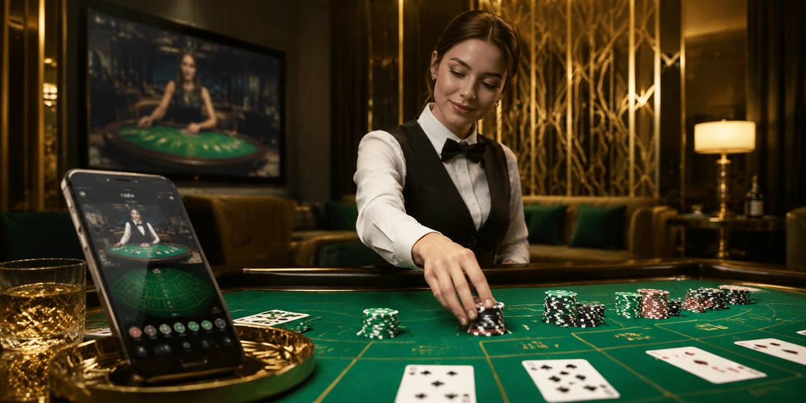 Meja Casino Hidup dengan Dealer Sebenar